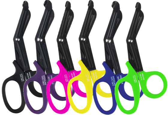 thumbnail image 2 of Medical Bandage Scissors 7.25" - Stainless Steel Trauma Shears With Blunt Tips For First Aid & Emergency Use 2 of 9