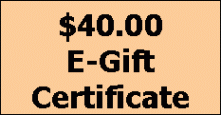 E Gift Certificate $40.00 